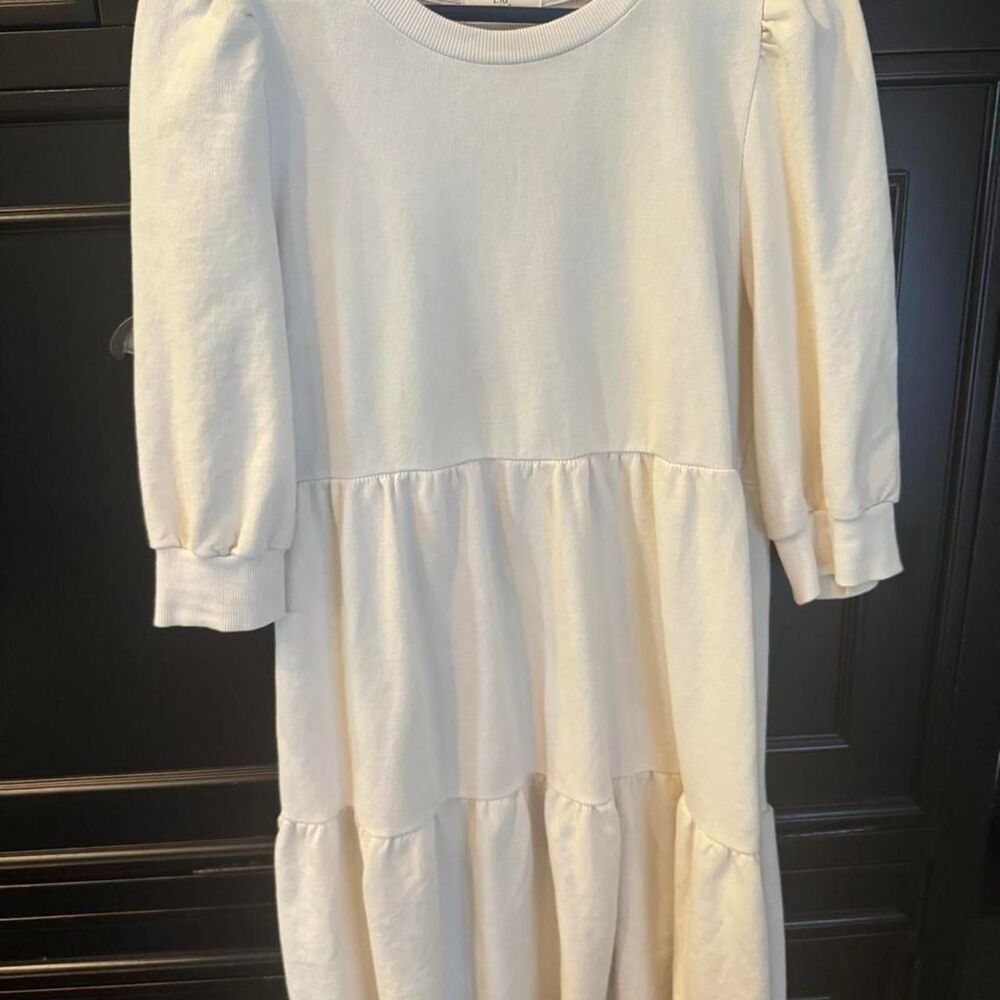 T. LA Women's Cream and White Dress